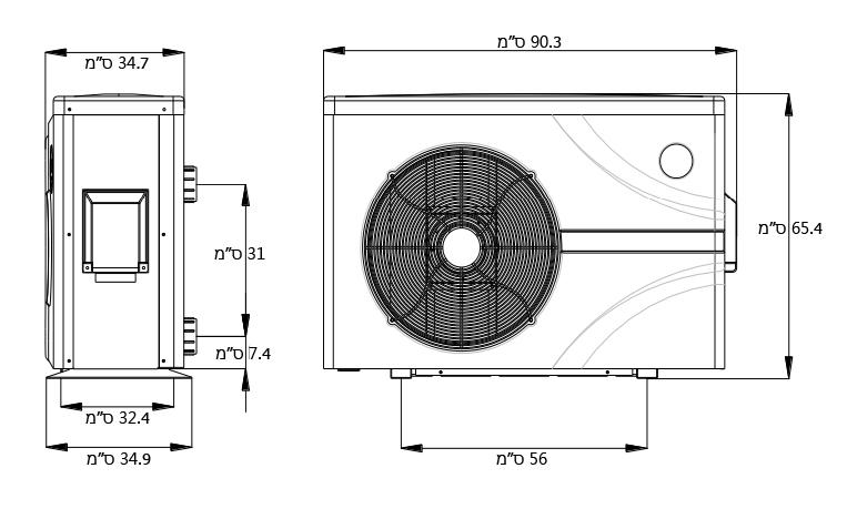 משאבת חום אינוורטר KT6-Family-Full Inverter – תמונה 2